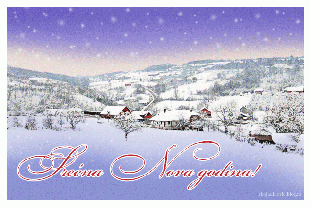 Srećna Nova godina, Srečno Novo leto, Happy New Year, brezplačna, besplatna čestitka, free greeting card